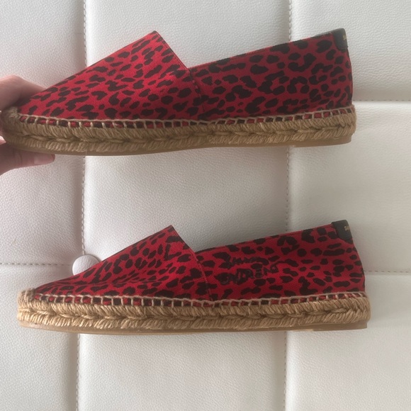 Saint Laurent leopard canvas espadrilles size 38 - Picture 9 of 17